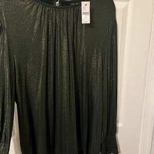 Shimmering Green Blouse